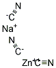 Sodium zinc cyanide Struktur