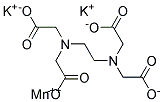 Ethylenediaminetetraacetic acid, manganese dipotassium salt Struktur