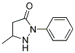 3-Methyl-1-phenyl-5-pyrazolidone Struktur