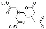 Ethylenediaminetetraacetic acid, copper salt Struktur