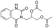 3-(2,3-DIACETOXYPROPYL)-2,4(1H,3H)-QUINAZOLINEDIONE Struktur