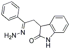 3-(B-HYDRAZONOPHENETHYL)-2-INDOLINONE Struktur