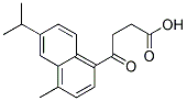 4-(6-ISOPROPYL-4-METHYL-1-NAPHTHYL)-4-OXOBUTYRICACID Struktur