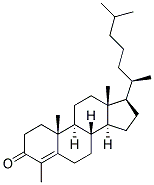 4-METHYL-4-CHOLESTEN-3-ONE Struktur