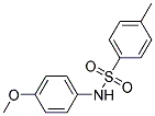 N-(P-METHOXYPHENYL)-P-TOLUENESULFONAMIDE Struktur