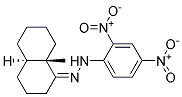 TRANS-8A-METHYLOCTAHYDRO-1(2H)-NAPHTHALENONE2,4-DINITROPHENYLHYDRAZONE Struktur