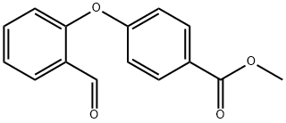 Methyl-4-(2-Formylphenoxy)benzoate Struktur