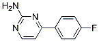 4-(4-Fluoro-phenyl)-pyrimidin-2-ylamine Struktur