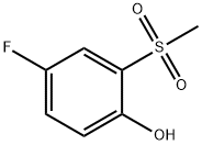 4-Fluoro-2-methylsulfonylphenol Struktur