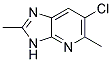 6- chloro -2,5-dimethyl-3H-imidazo[4,5-b]pyridine Struktur