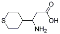 3-amino-3-(tetrahydro-2H-thiopyran-4-yl)propanoic acid Struktur