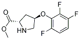 methyl (2S,4R)-4-(2,3,6-trifluorophenoxy)pyrrolidine-2-carboxylate Struktur