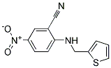 5-Nitro-2-[(thiophen-2-ylmethyl)-amino]-benzonitrile Struktur