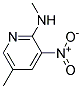 Methyl-(5-methyl-3-nitro-pyridin-2-yl)-amine Struktur