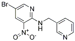 (5-Bromo-3-nitro-pyridin-2-yl)-pyridin-3-ylmethyl-amine Struktur