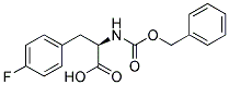 (2R)-2-{[(benzyloxy)carbonyl]amino}-3-(4-fluorophenyl)propanoic acid Struktur