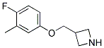 3-(4-Fluoro-3-methyl-phenoxymethyl)-azetidine Struktur