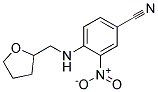 3-Nitro-4-[(tetrahydro-furan-2-ylmethyl)-amino]-benzonitrile Struktur