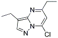 7-chloro-3,5-diethylpyrazolo[1,5-a]pyrimidine Struktur