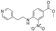 3-Nitro-4-(2-pyridin-4-yl-ethylamino)-benzoic acid methyl ester Struktur