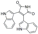 3,4-di-1H-indol-3-yl-1H-pyrrole-2,5-dione Struktur