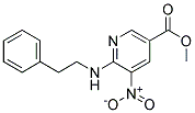 5-Nitro-6-phenethylamino-nicotinic acid methyl ester Struktur