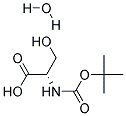 N-TERT-BUTOXYCARBONYL SERINE HYDRATE Struktur