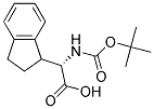 N-tert-Butoxycarbonyl-L-2-indanylglycine Struktur