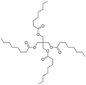 Pentaerythritol tetraoctylate Struktur