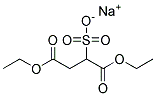 Sulfosuccinic acid, diethyl ester, sodium salt Struktur