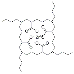 Zirconium 2-hexylhexanoate Struktur