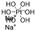 Sodium hexahydroxyplatinate Struktur