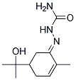 (+/-)-5-(1-HYDROXY-1-METHYLETHYL)-2-METHYL-2-CYCLOHEXEN-1-ONESEMICARBAZONE Struktur