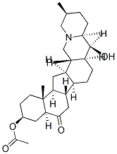 3B-ACETOXY-20-HYDROXY-5A-CEVAN-6-ONE Struktur