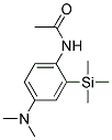 4'-DIMETHYLAMINO-2'-(TRIMETHYLSILYL)ACETANILIDE Struktur