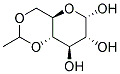 4,6-O-ETHYLIDENE-A-D-GLUCOPYRANOSE Struktur