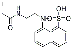 8-(2-(2-IODOACETAMIDO)ETHYLAMINO)-1-NAPHTHALENESULFONICACID Struktur