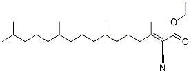 ETHYL2-CYANO-3,7,11,15-TETRAMETHYL-2-HEXADECENOATE Struktur