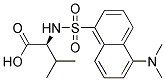 N-(5-DIMETHYLAMINO-1-NAPHTHYLSULFONYL)-L-VALINE Struktur