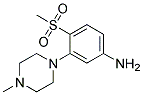 3-(1-Methylpiperazin-4-yl)-4-methylsufonylaniline Struktur