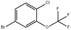 5-Bromo-2-chloro(trifluoromethoxy)benzene Struktur