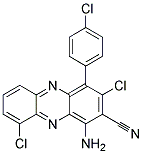 4-Amino-2,6-dichloro-alpha-(4-chlorophenyl)phenzyl cyanide Struktur