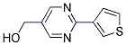 (2-thiophen-3-ylpyrimidin-5-yl)methanol Struktur