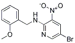 (5-Bromo-3-nitro-pyridin-2-yl)-(2-methoxy-benzyl)-amine Struktur