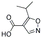 5-(1-methylethyl)isoxazole-4-carboxylic acid Struktur