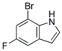 7-bromo-5-fluoro-1H-indole Struktur