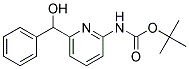 tert-butyl {6-[hydroxy(phenyl)methyl]pyridin-2-yl}carbamate Struktur