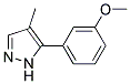 5-(3-methoxyphenyl)-4-methyl-1H-pyrazole Struktur