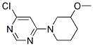 4-Chloro-6-(3-methoxy-piperidin-1-yl)-pyrimidine Struktur