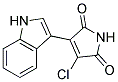 3-chloro-4-(1H-indol-3-yl)-1H-pyrrole-2,5-dione Struktur